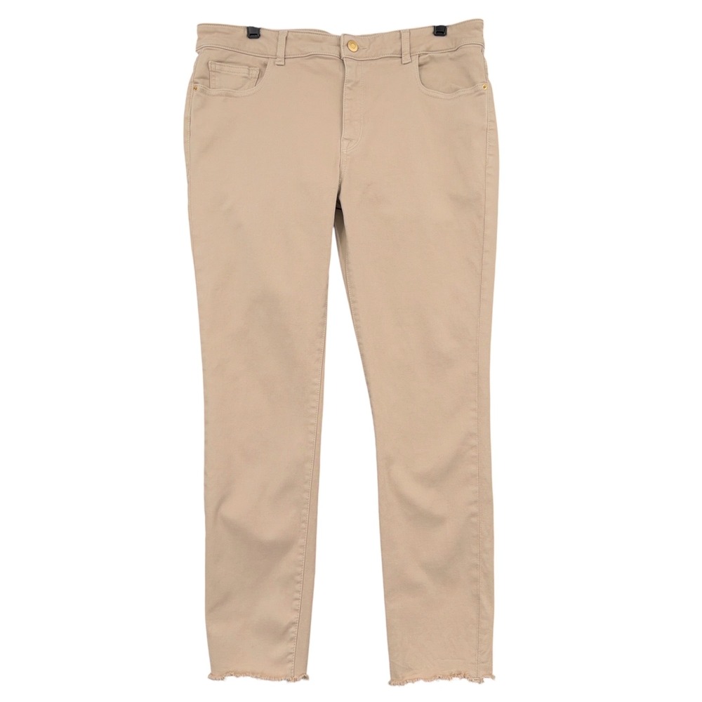 DL1961 Margaux Instasculpt Ankle Skinny Womens‎ 32 Cotton Lycra Umber Tan